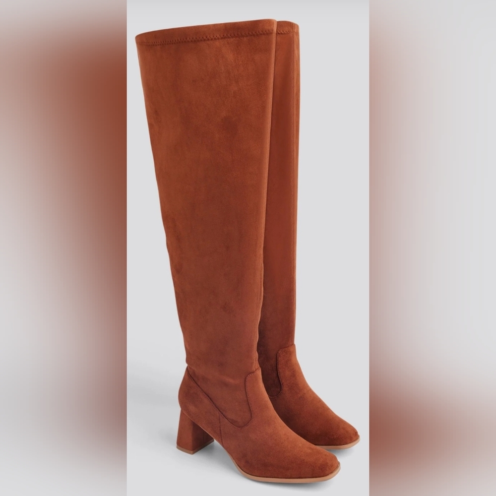 Faux Suede Sexy Tall Boots Sizes 12wide, 13wide and 14wide!!